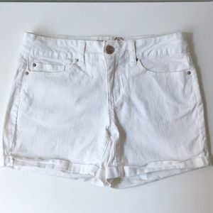 Faded Glory White Shorts
